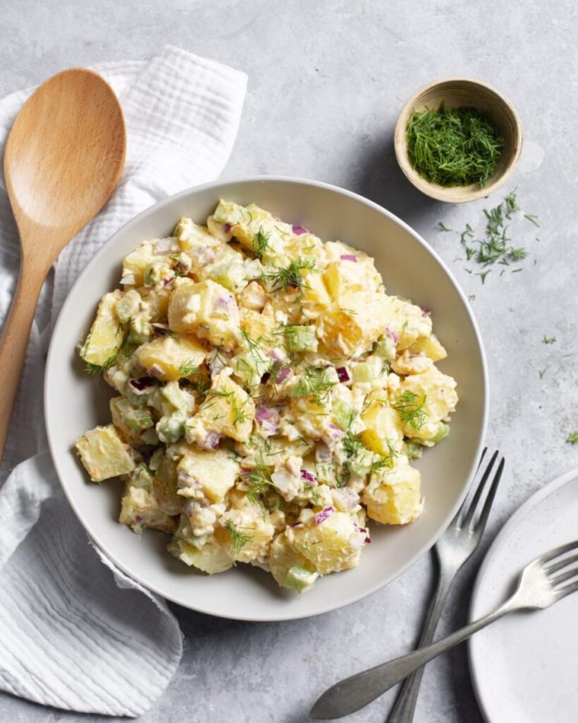 Potato Salad on a plate