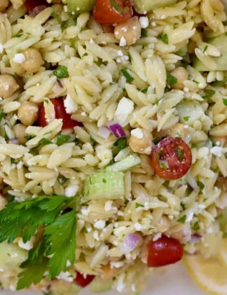  Lemon Orzo Salad