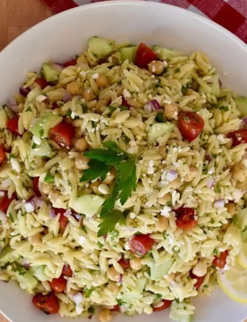  Lemon Orzo Salad recipe