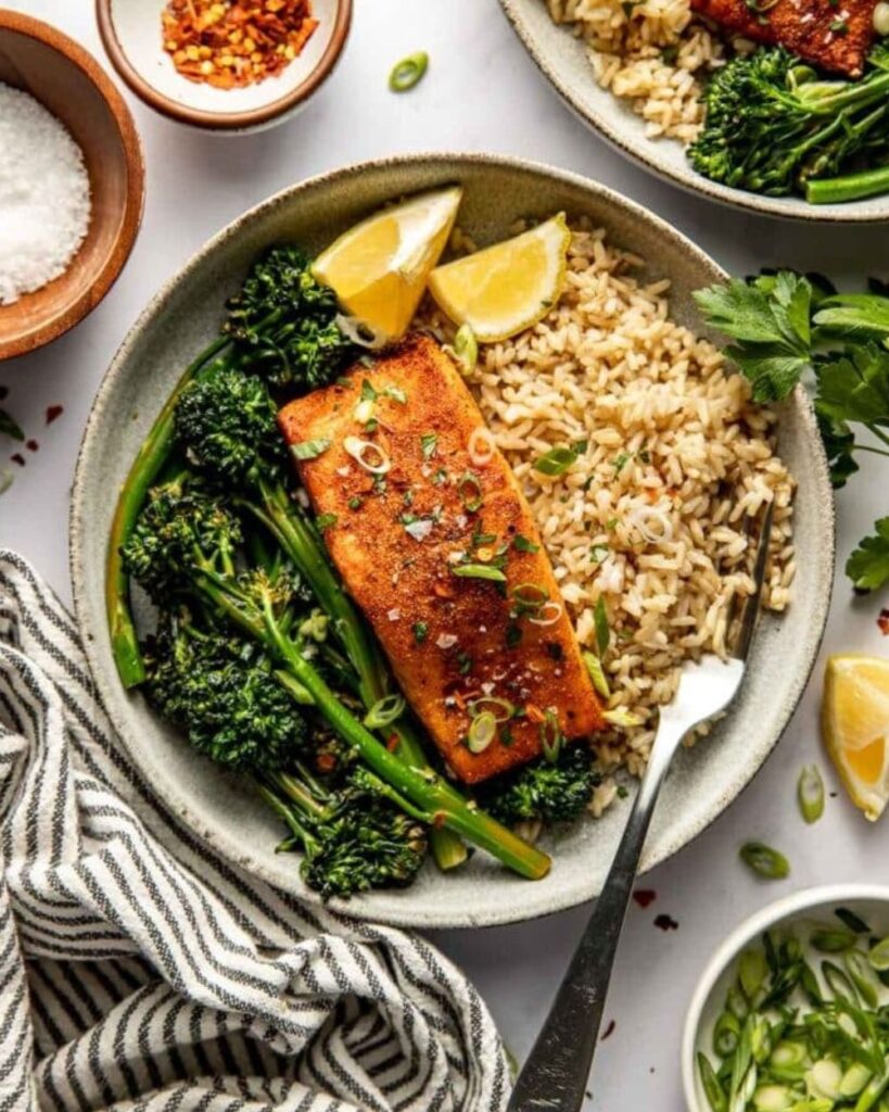 If desired, garnish your salmon with fresh dill before serving. This will give a lovely aroma and a fresh look to your dish.