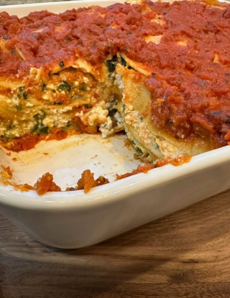 Pumpkin Vegan Lasagna