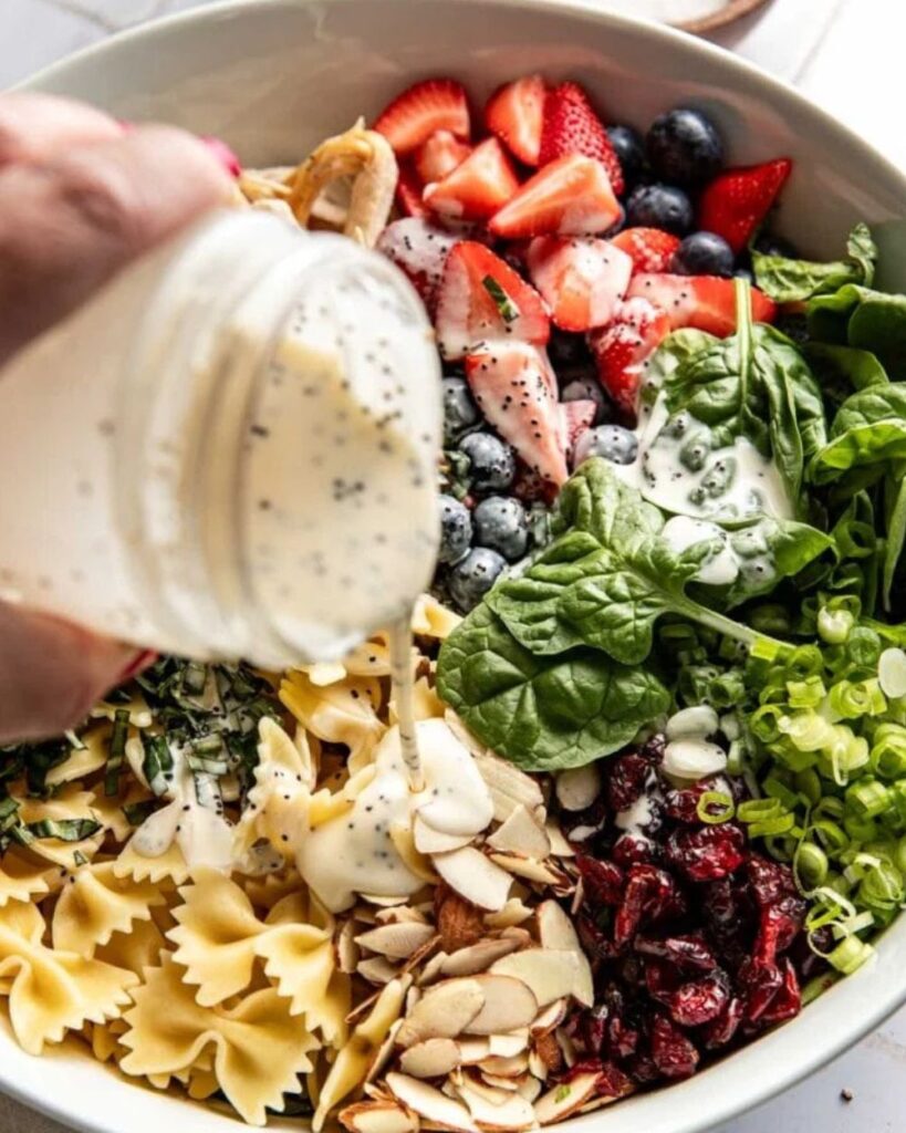 Serve immediately for a fresh and tasty dish, or cover and refrigerate until you’re ready to enjoy!