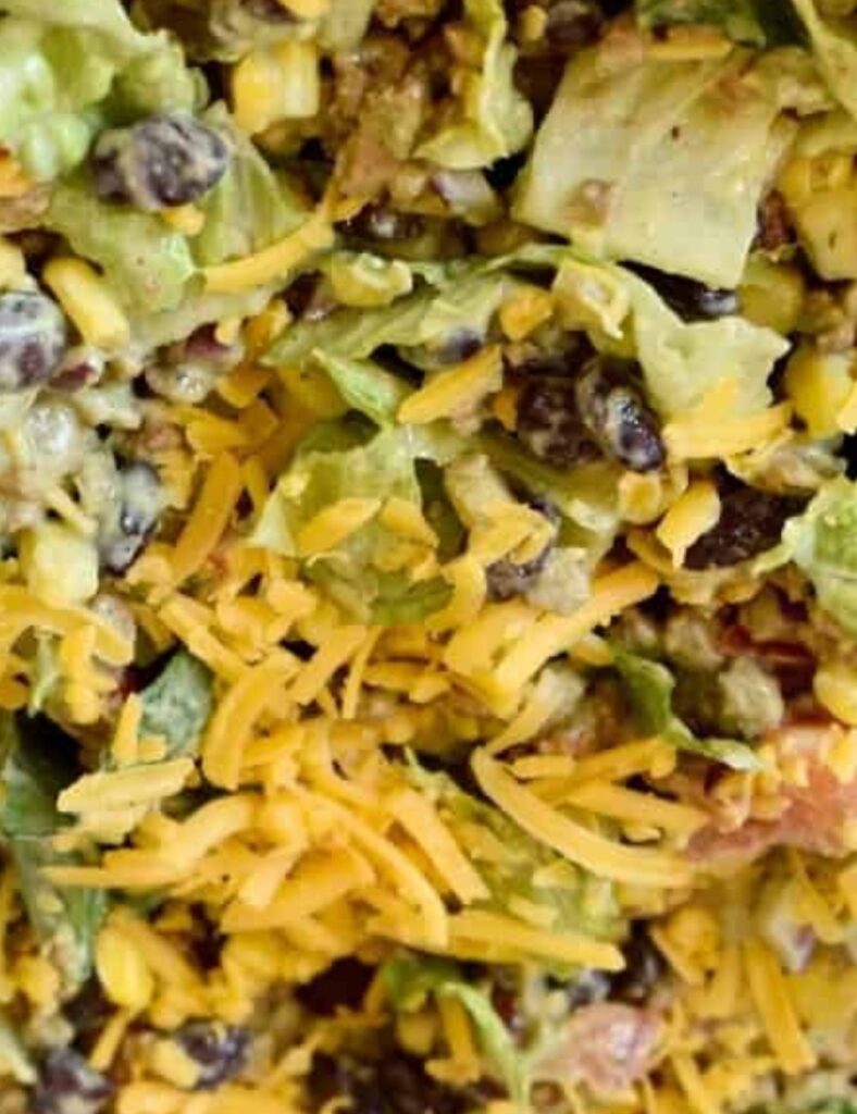 Ground Turkey Taco Salad with Avocado