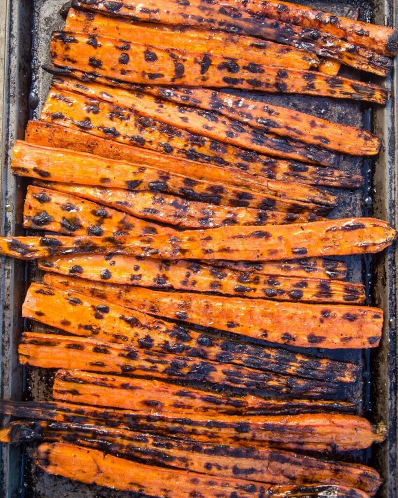 Garnish and Serve carrots