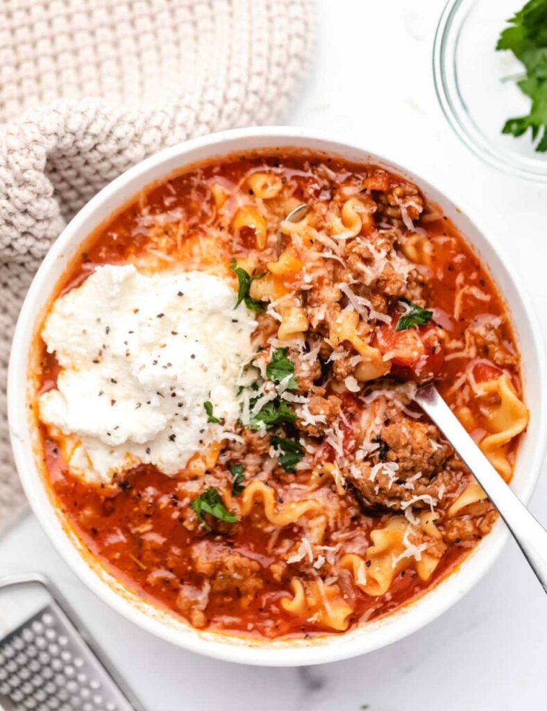 Lasagna Soup