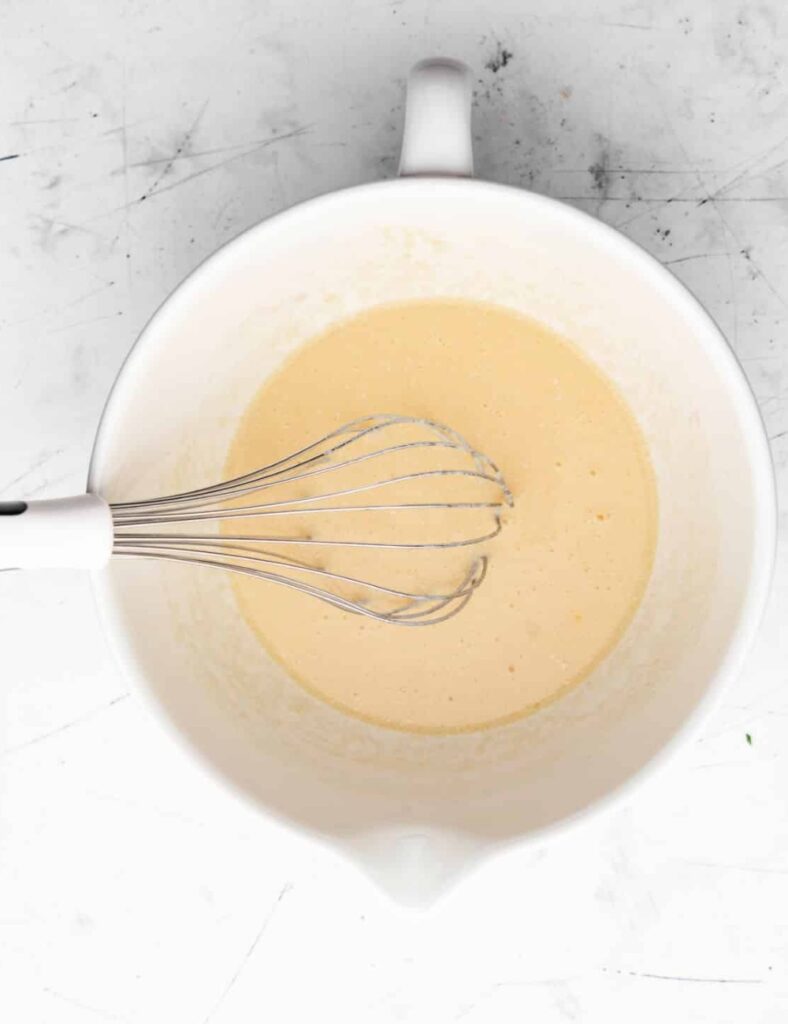 Mixing these dry ingredients first helps to evenly distribute the leavening agents and cocoa.