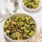 Delicious Broccoli Raisin Salad with vibrant greens and raisins