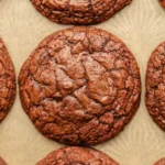 Delicious homemade brownie cookie ready to be served.