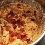 Delicious Crack Chicken served in a bowl with herbs and spices