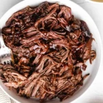 Delicious Texas beef brisket served with sides