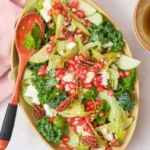 Colorful and nutritious winter salad featuring seasonal ingredients