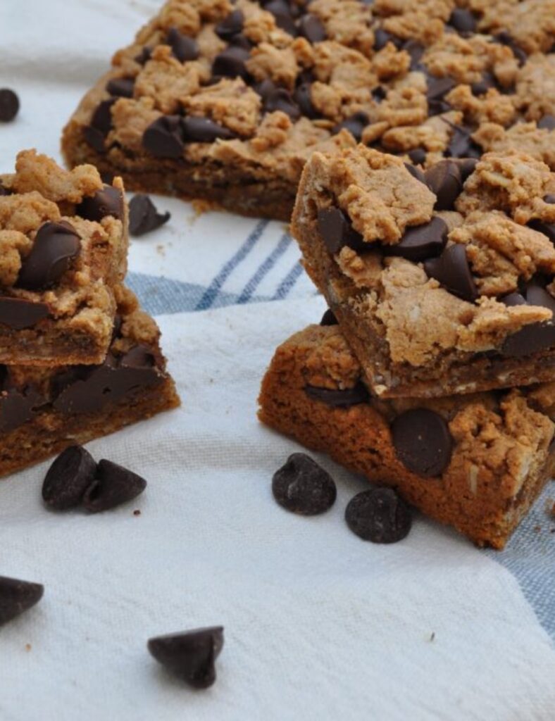 Delicious Dark Chocolate Almond Butter Bars perfect for a healthy snack