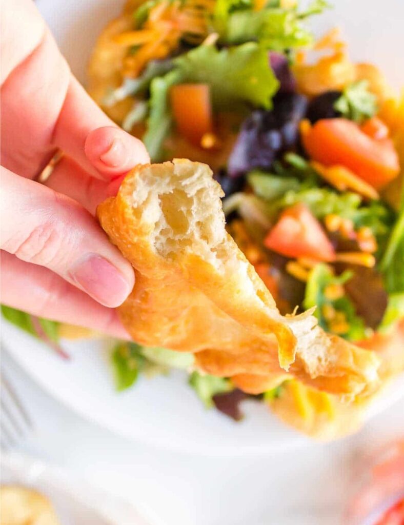 Delicious homemade fry bread served with toppings.