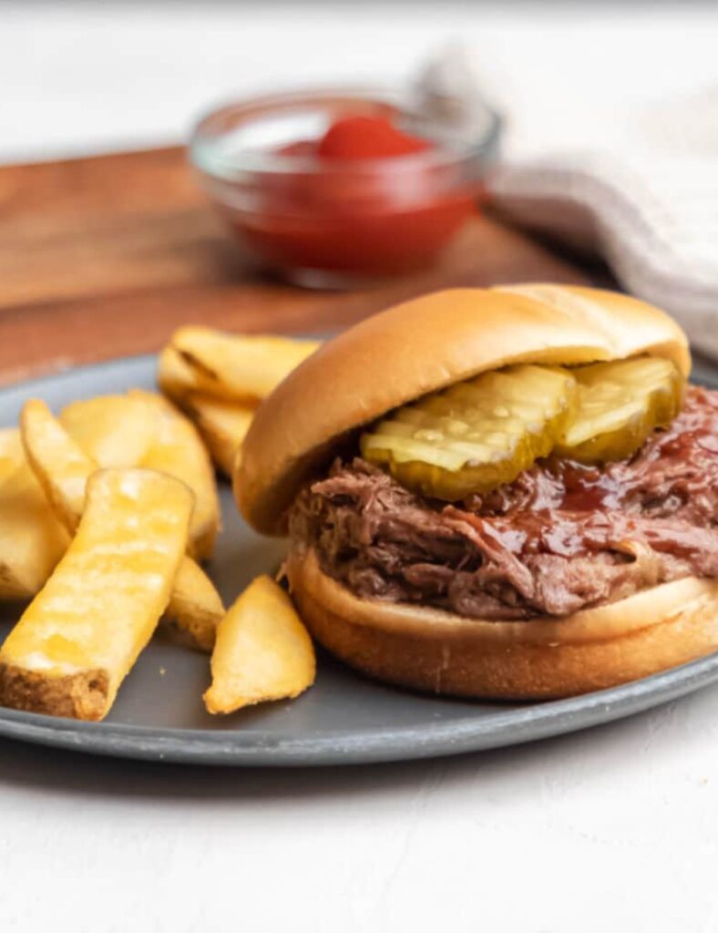 Cooker Barbecue Beef burger