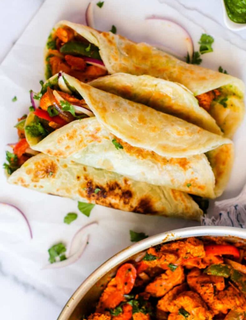 Chicken Kathi Rolls