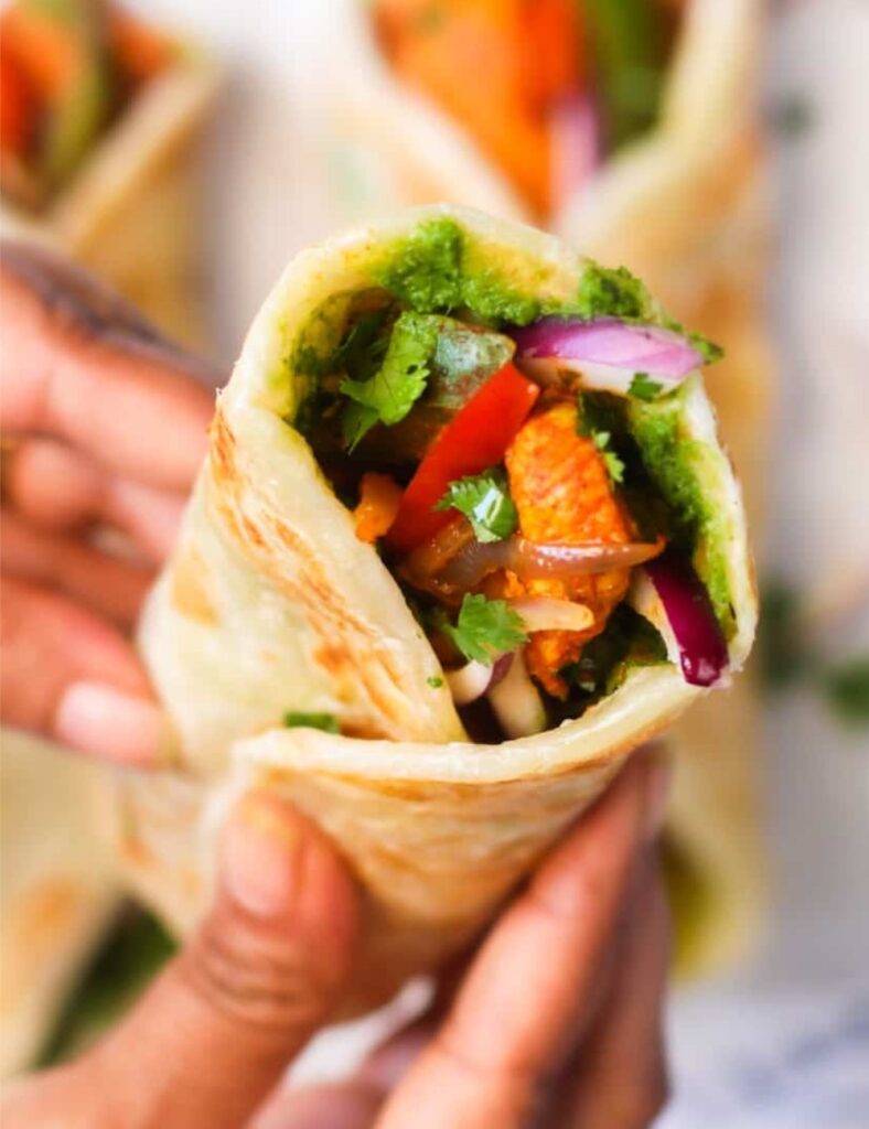 Chicken Kathi Rolls