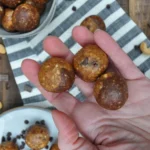Delicious Brookie Energy Bites made with wholesome ingredients for a healthy snack.