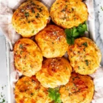 Freshly baked Cheddar Bay Biscuits served with melted butter