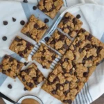 Delicious Dark Chocolate Almond Butter Bars perfect for a healthy snack