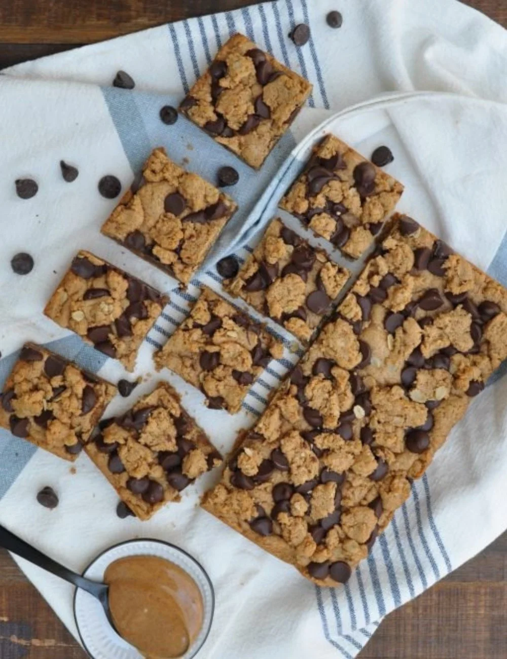 Delicious Dark Chocolate Almond Butter Bars perfect for a healthy snack