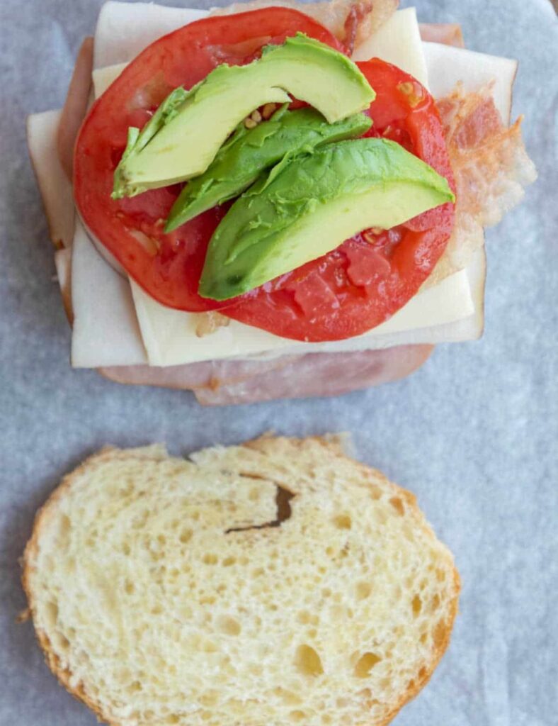 added avocado and tomato